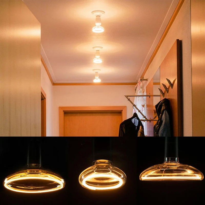 E14 & E27 LED Floating Reflektor Extra Warmweiß 1900K Dimmbar