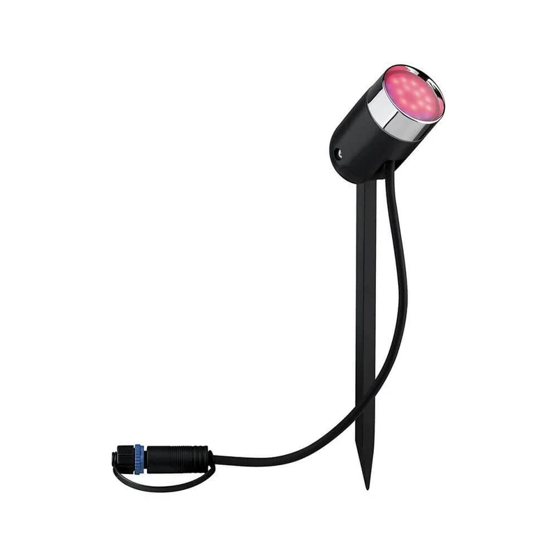 Plug & Shine LED Gartenstrahler Smart Home Zigbee Anthrazit IP65
