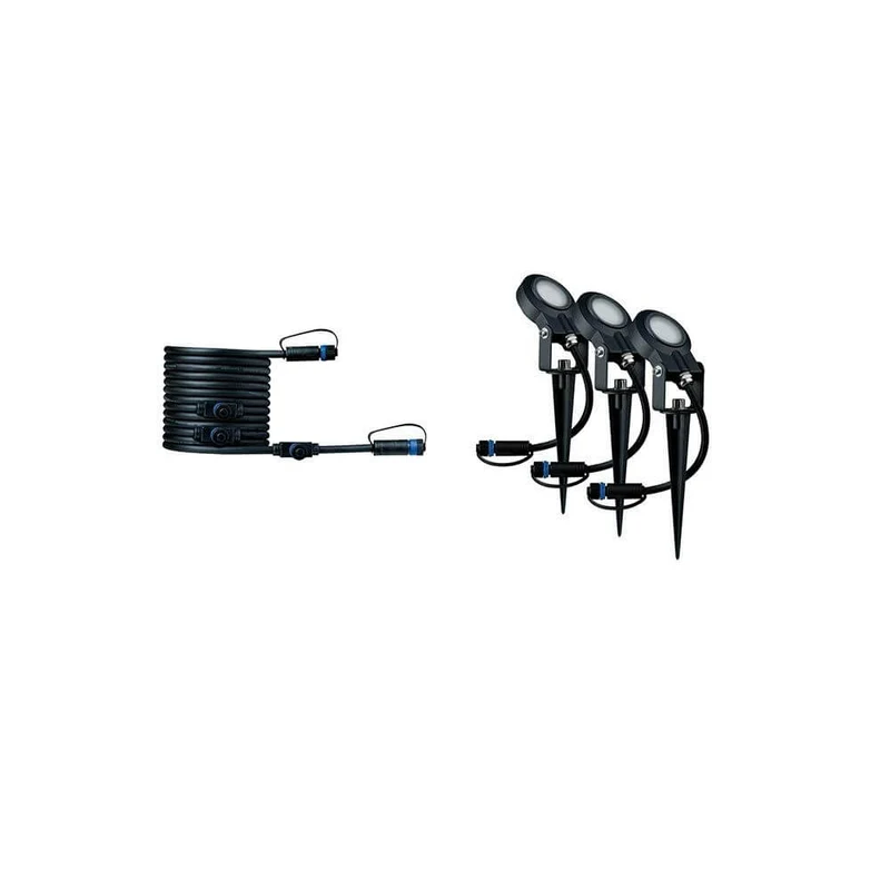 LED Plug & Shine Gartenstrahler Sting Erweiterungsset Anthrazit IP67