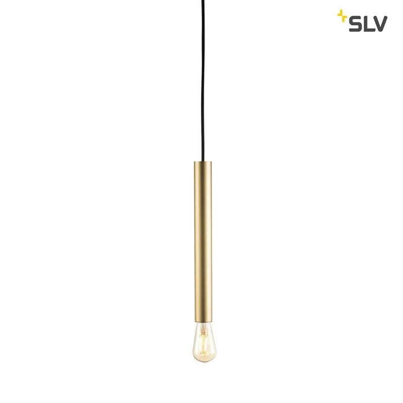 Fitu Pendelleuchte E27 Soft Gold mit offenen Kabelende