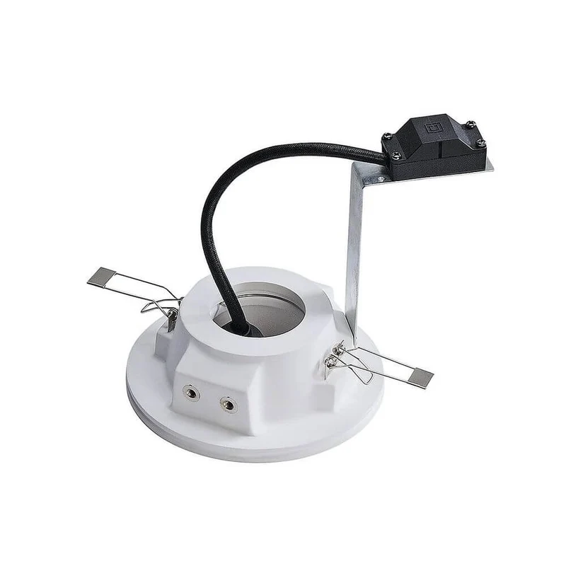 Gips Downlight Plastra rund Weiß