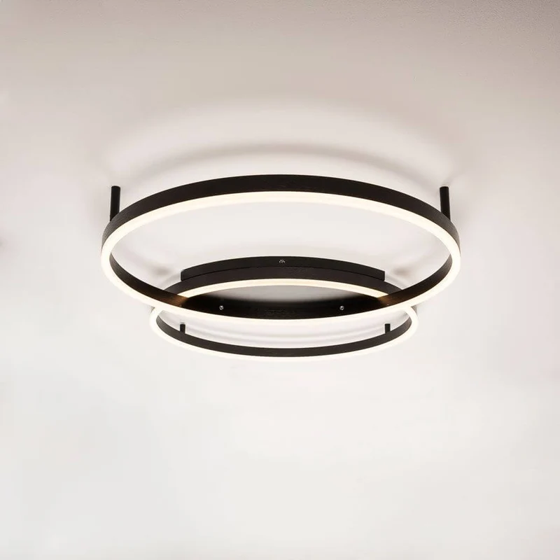 s.luce Ring LED Deckenleuchte 2-flammig