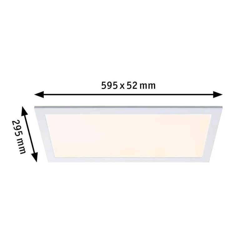 LED Panel Smart Home Zigbee Amaris Eckig RGBW Dimmbar