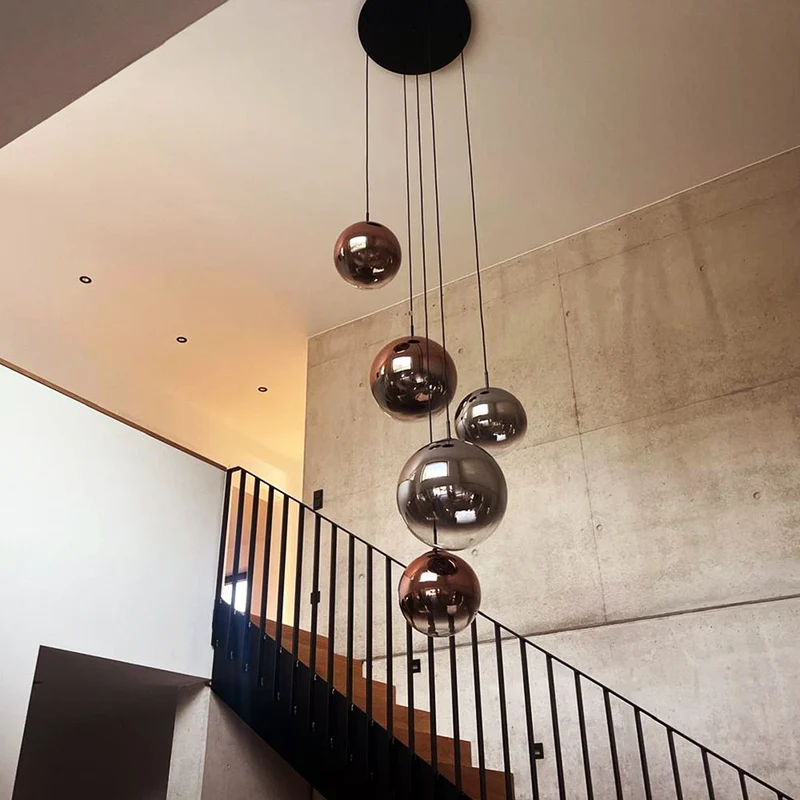 s.luce Orb 5-flammige Galerielampe Modular