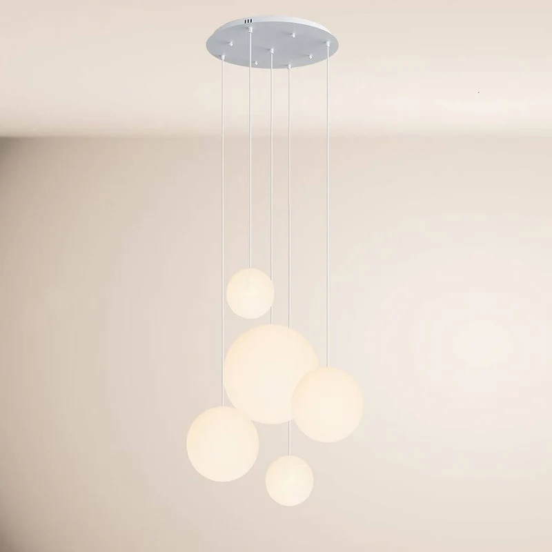 s.luce Orb 5-flammige Galerielampe Modular