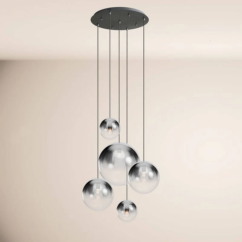 s.luce Orb 5-flammige Galerielampe Modular