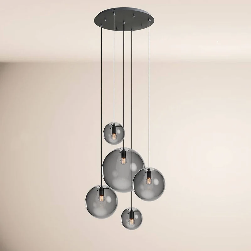 s.luce Orb 5-flammige Galerielampe Modular