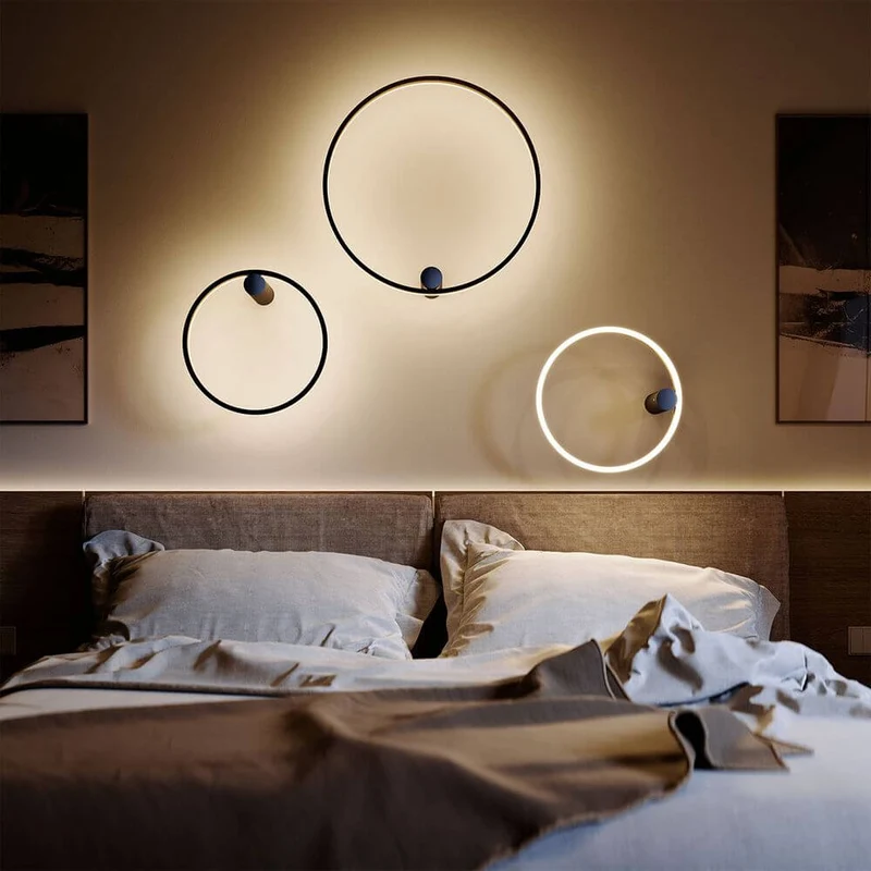 s.luce Ring Air LED Wand- & Deckenleuchte Ø 40cm rund indirekt