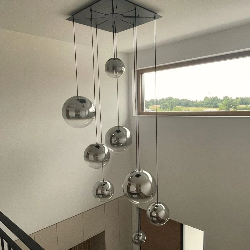 s.luce Orb Galerielampe 8-flammig Modular