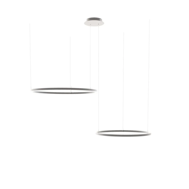 s.luce LED Ring Hängelampe 2-flammig Exzentrisch