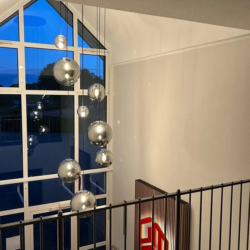 s.luce Orb XL Galerieleuchte 8-flammig mit Modular Baldachin