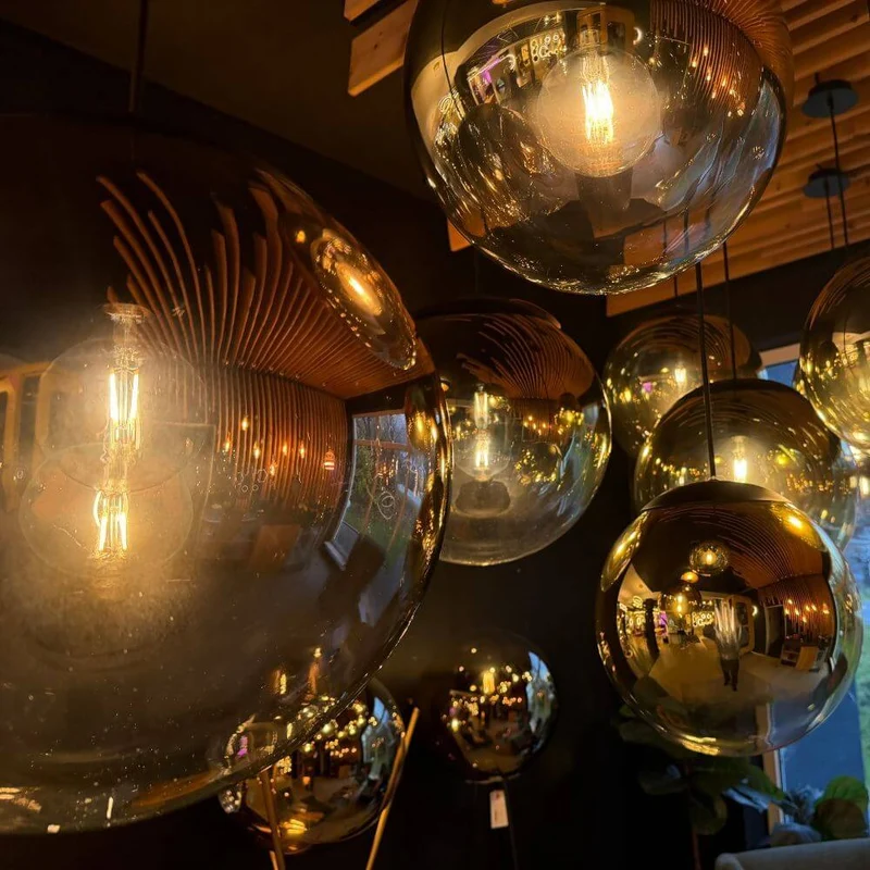 s.luce Orb XL Galerieleuchte 8-flammig mit Modular Baldachin