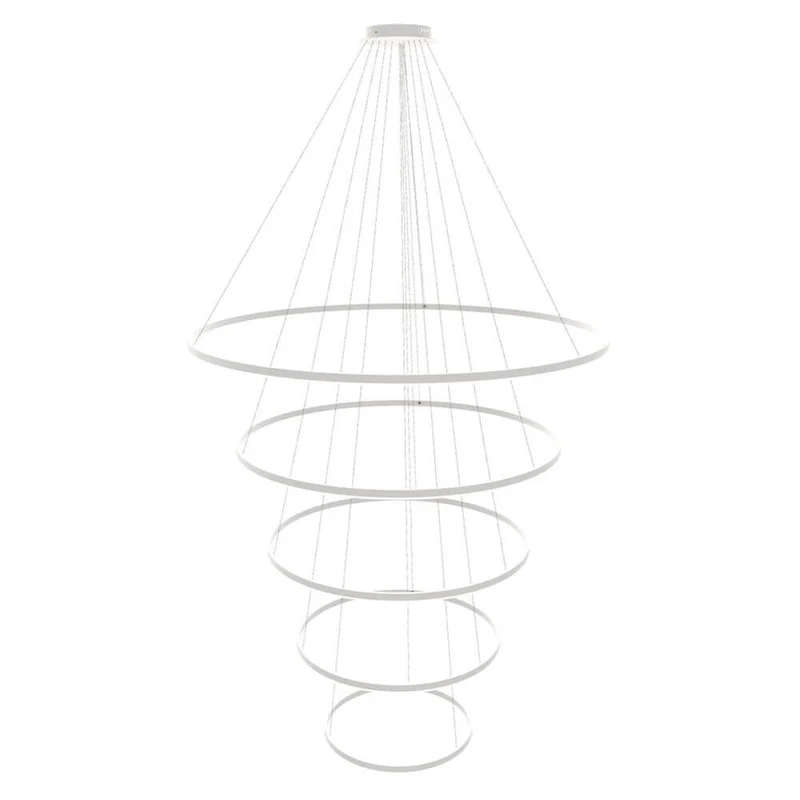 s.luce LED Ring Pendelleuchte 5-flammig Zentrisch