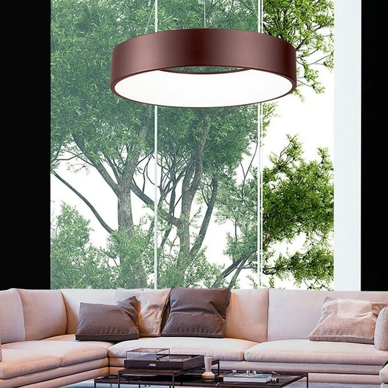 LED Hängeleuchte Rando Ø 60cm 2520lm , 3000K Braun