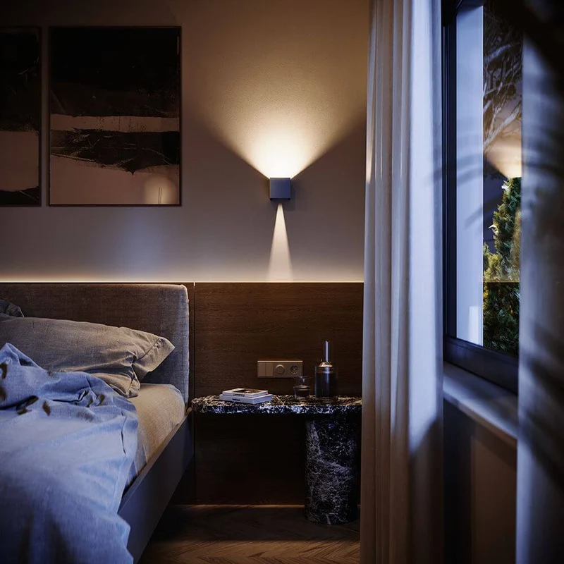 s.luce Ixa LED Wandlampe verstellbare Winkel Innen & Außen IP44