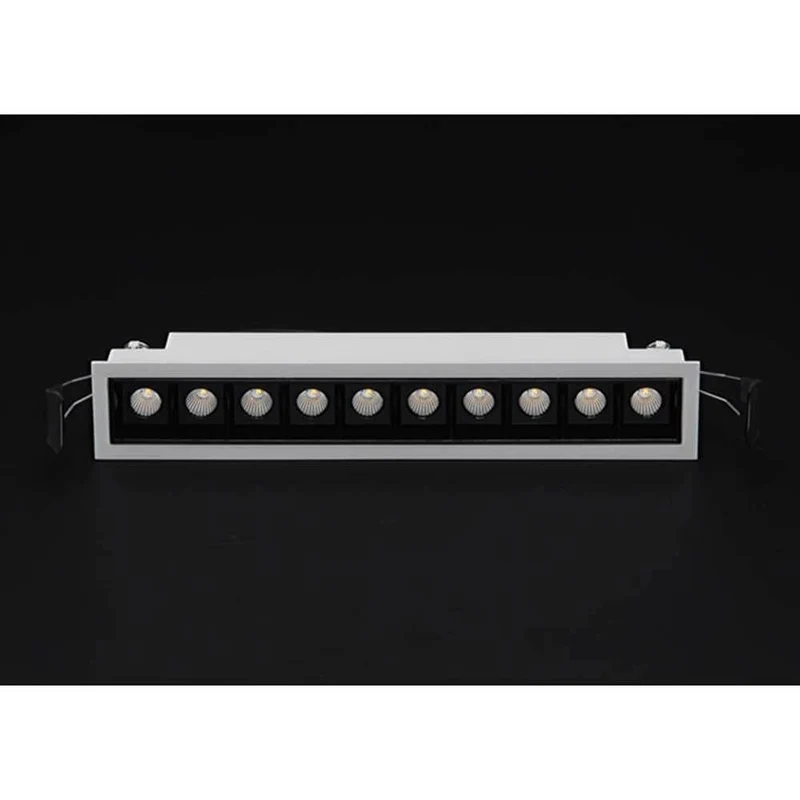 LED Raster-Einbaulampe Line 1545lm10x2W Warmweiß