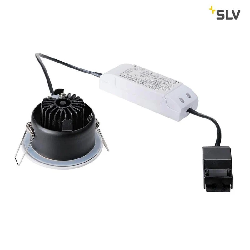 OUT 65 LED DL Round Set Downlight Weiß 9W 38° 3000K inkl. Treiber