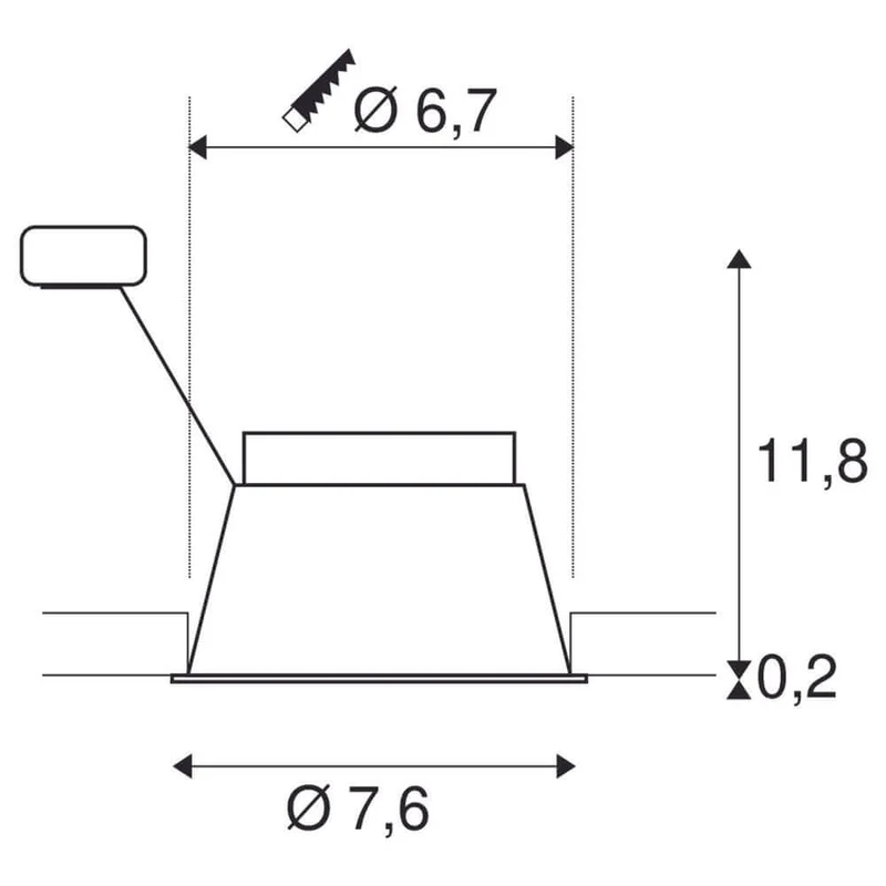 Horn Deckeneinbauleuchte