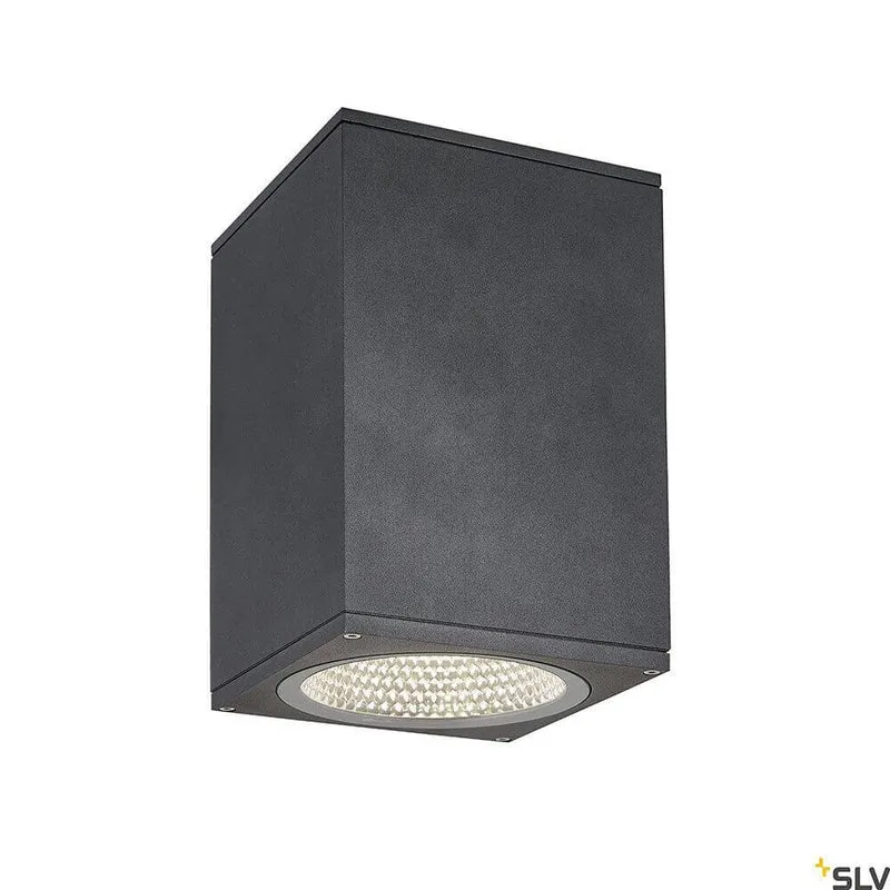 Enola Square Outdoor LED Deckenaufbauleuchte Anthrazit CCT