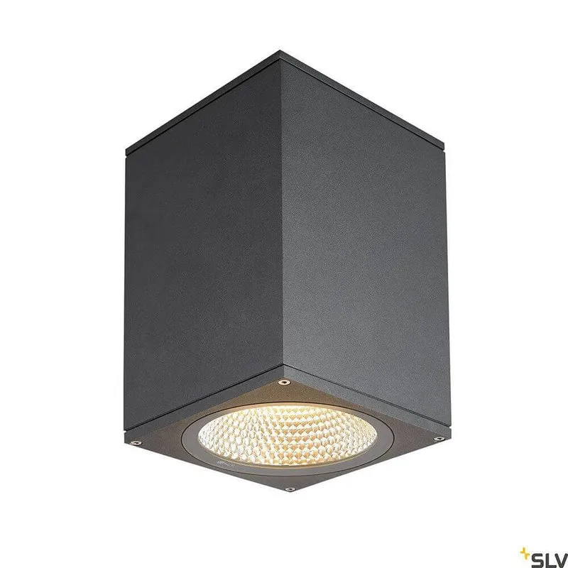 Enola Square Outdoor LED Deckenaufbauleuchte Anthrazit CCT