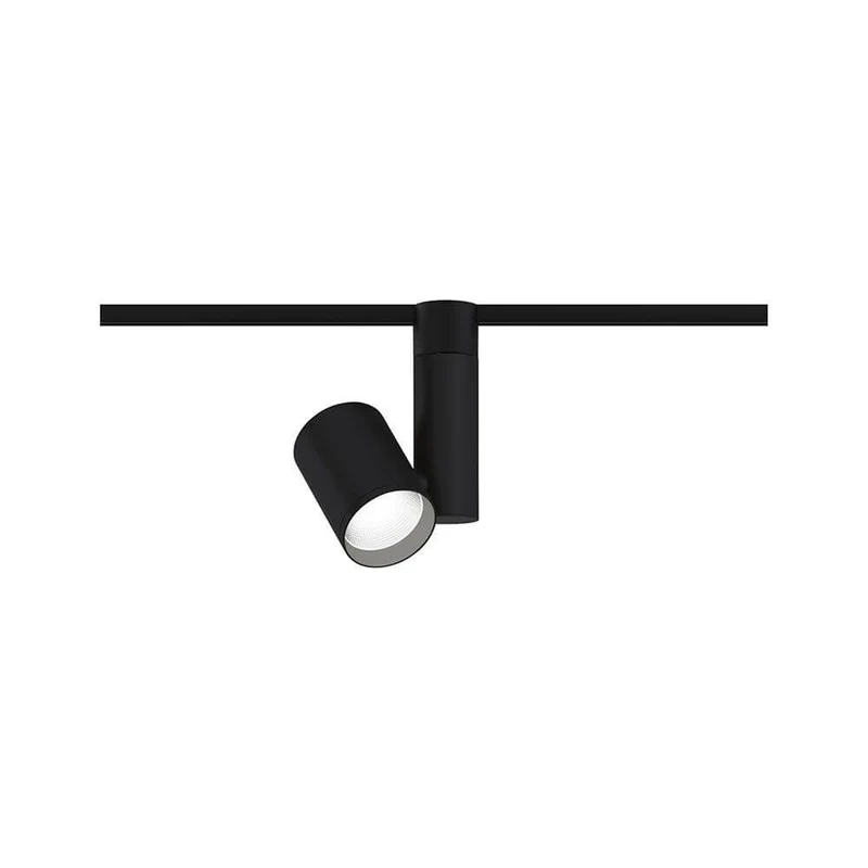 U-Rail LED Schienenspot Zeuz Einzelspot 15° Schwarz-Matt