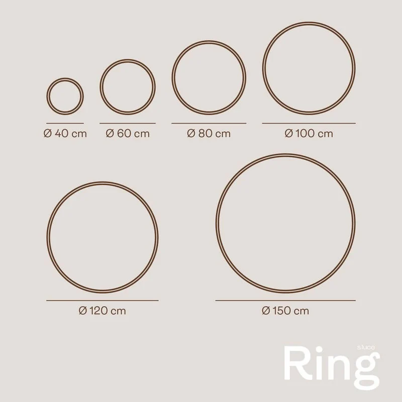 s.luce LED Ring Pendelleuchte rund Direkt oder Indirekt