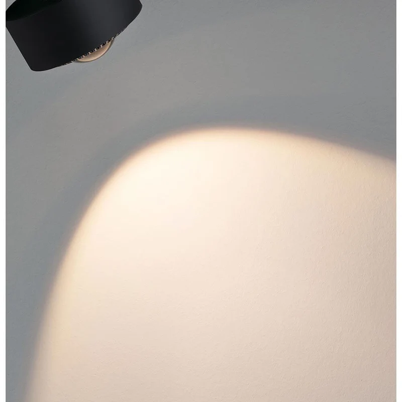 U-Rail LED Schienenspot Aldan Einzelspot Dimmbar Schwarz-Matt, Chrom