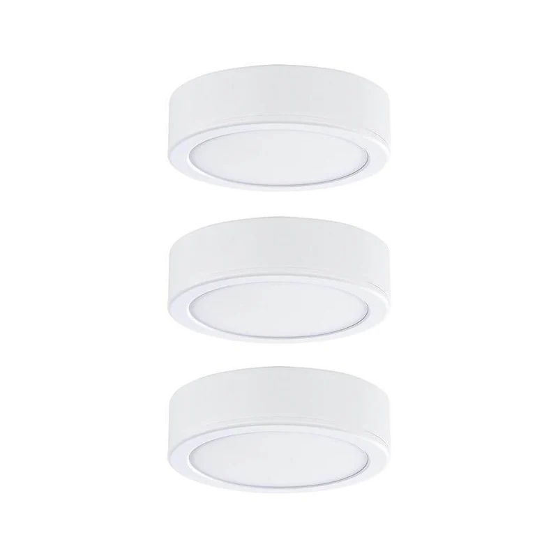 LED Unterschrankleuchte Pukk Rund 6,5cm Weiß