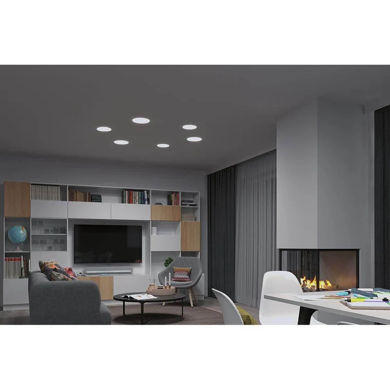 VariFit LED Einbaupanel Smart Home Zigbee Veluna Ø 21,5cm