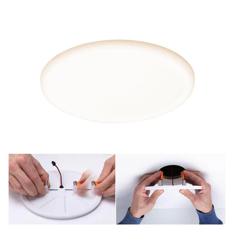 VariFit LED Einbaupanel Veluna mit CCT-Switch Ø 18,5cm