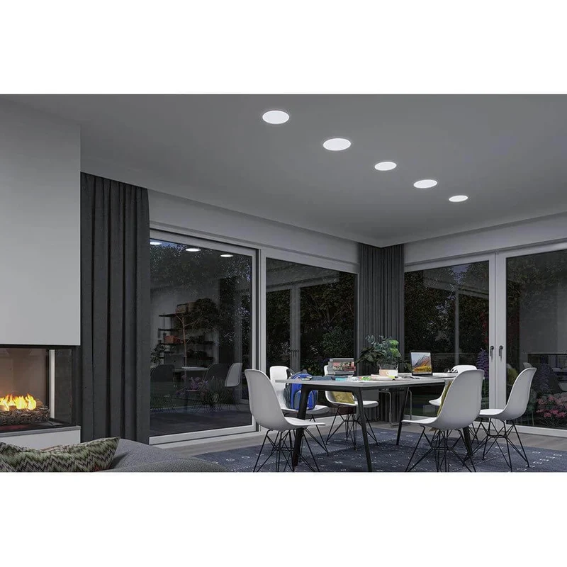 VariFit LED Einbaupanel Veluna mit CCT-Switch Ø 18,5cm