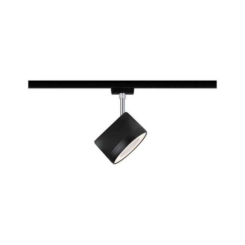 U-Rail LED Schienenspot Arena Einzelspot Dimmbar Schwarz-Matt, Chrom