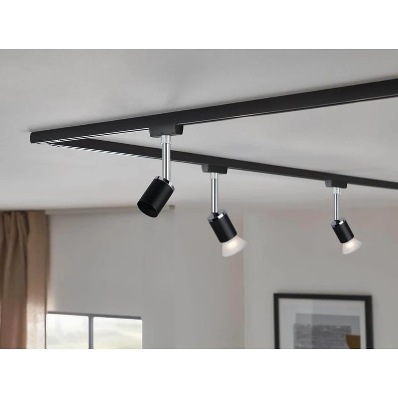 U-Rail Schienenspot Pure II Einzelspot Dimmbar Schwarz-Matt
