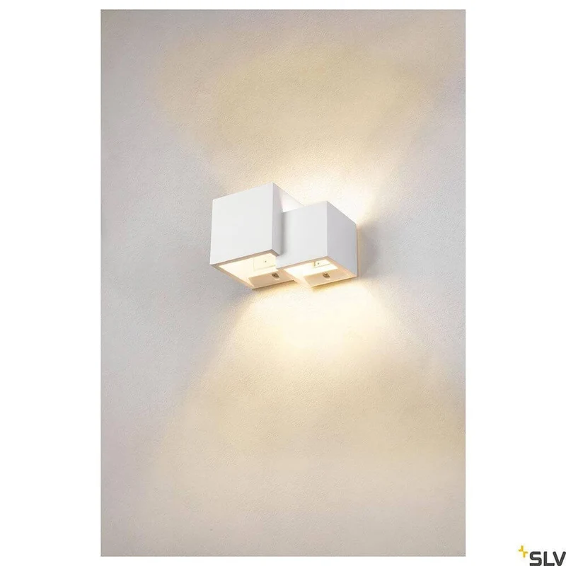 Plastra Cubes Wandleuchte Weiß