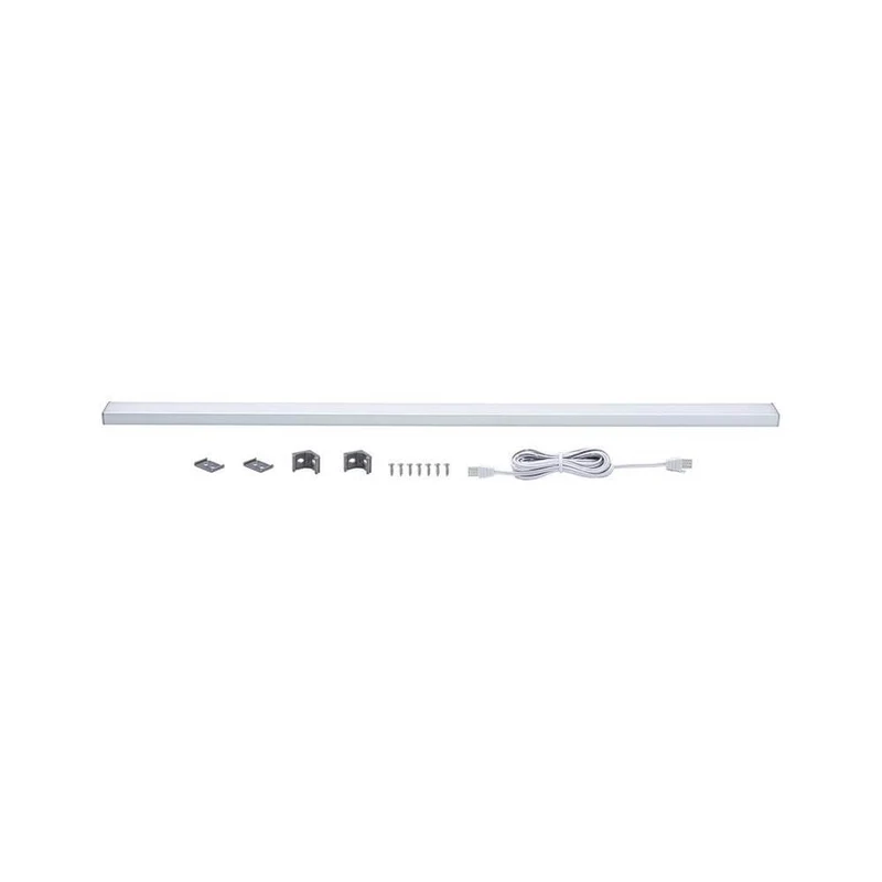 Clever LED Küchenlampe Barre 55cm Weiß, Chrom-Matt