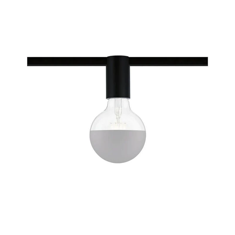 U-Rail Schienenspot Socket Einzelspot Schwarz