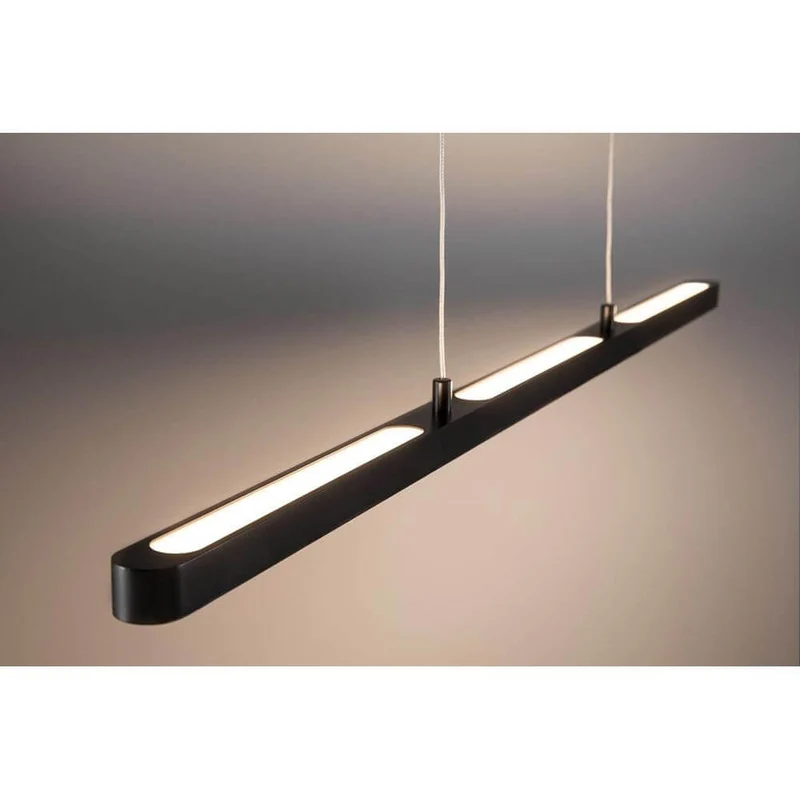 U-Rail LED Pendelleuchte Lento Dimmbar Schwarz-Matt