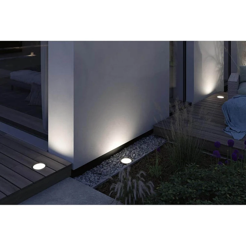 Plug & Shine LED Wandfluter Ocos Anthrazit IP67