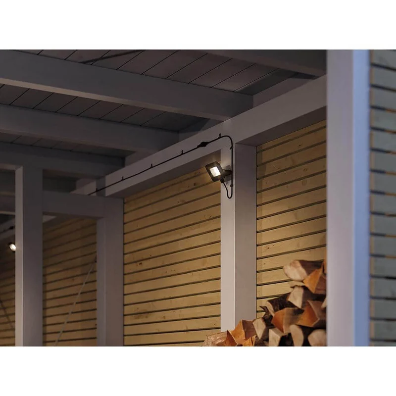 Park + Light LED Außen-Wandstrahler Bimea IP65 Schwarz