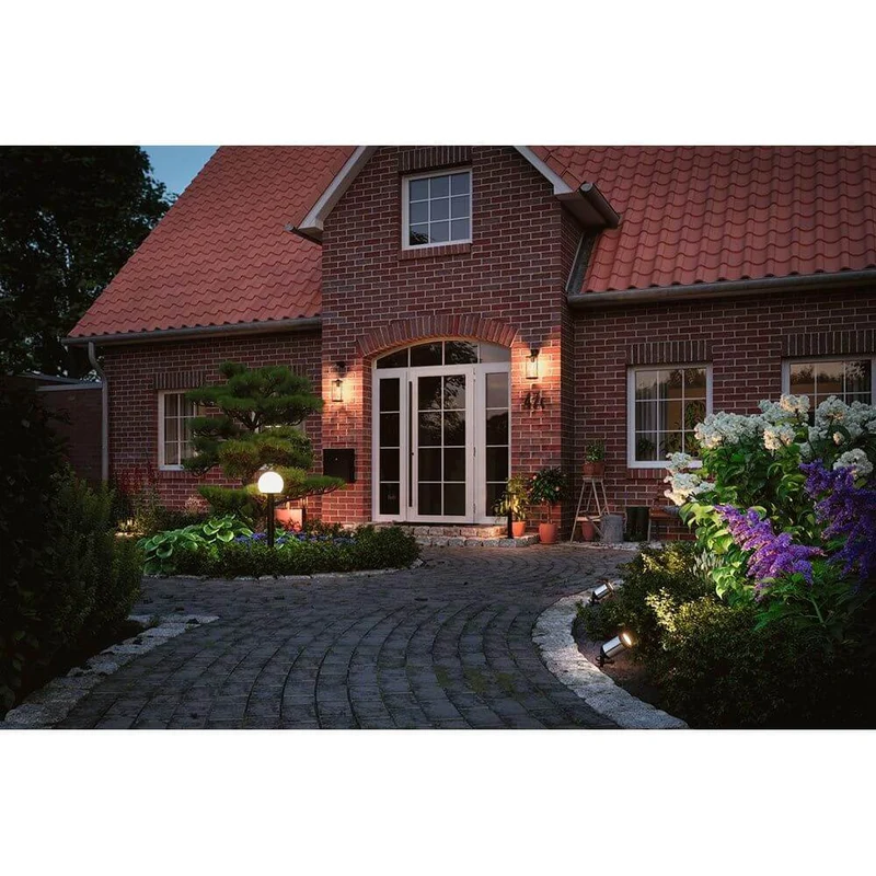 Plug & Shine LED Gartenstrahler Classic IP65 Anthrazit