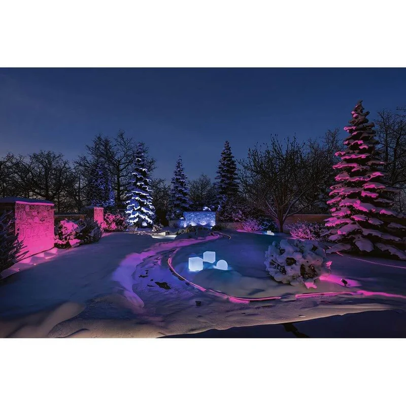 Plug & Shine LED Bodeneinbauleuchten Set Smart Home Zigbee RGBW