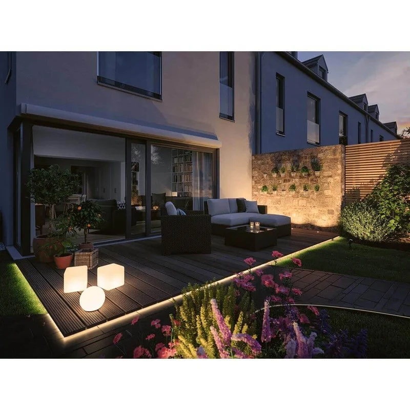 Plug & Shine LED Bodeneinbauleuchten Set Smart Home Zigbee RGBW