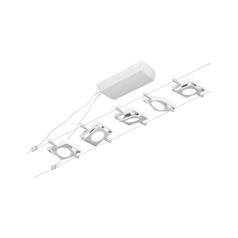 CorDuo LED Seilsystem Mac Basis-Set Weiß, Chrom