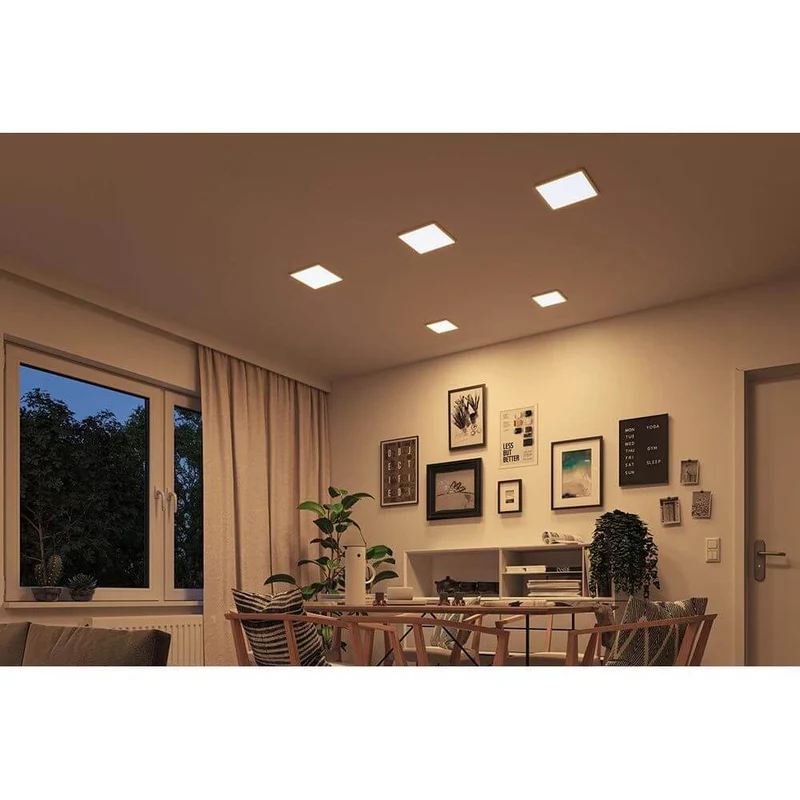 VariFit LED Einbaupanel Areo Dim-to-Warm CCT Weiß-Matt