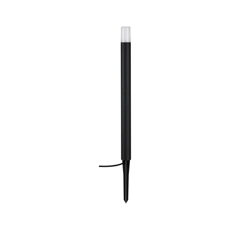 Plug & Shine LED Spieß-Pollerleuchte Flarea Schwarz IP65