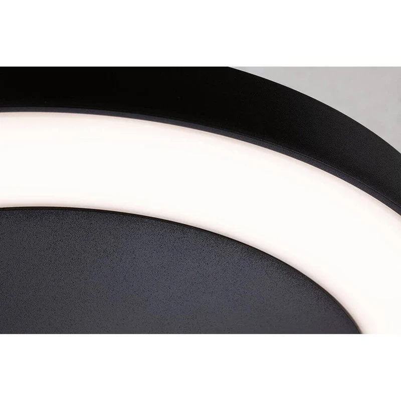 Circula LED Außen Deckenleuchte mit Sensor Schwarz