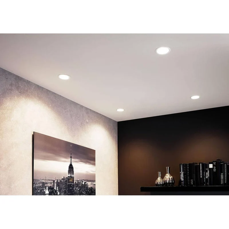 LED Einbauleuchte Cole LED Basis-Set Warmweiß Silber