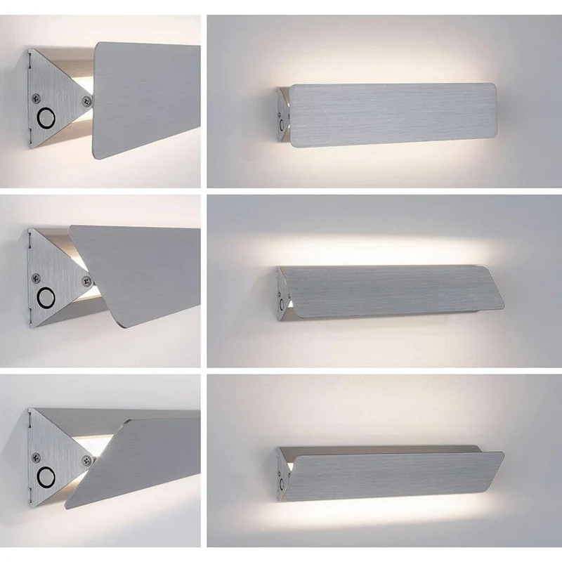 LED Wandleuchte Katla Alu-Gebürstet