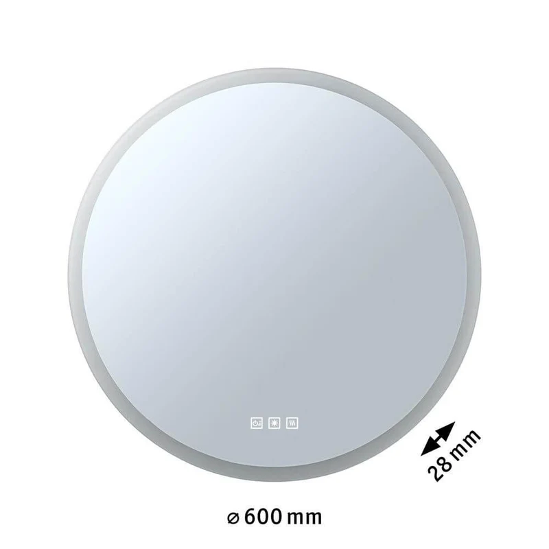LED HomeSpa Leuchtspiegel Mirra CCT + Heizfunktion
