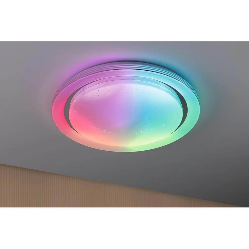 LED Deckenleuchte Rainbow CCT Dimmbar Chrom, Weiß